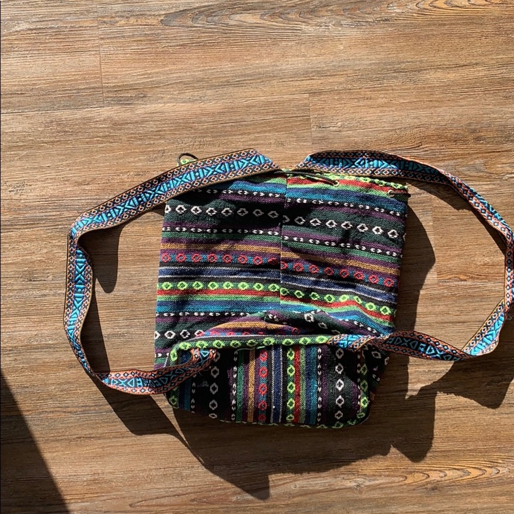 Colorful Stitched Backpack Jerusalem - Picture 4 of 9